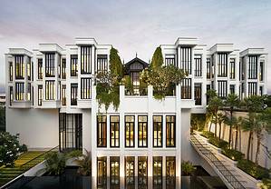 Fabulous architecture at The Siam, Bangkok.