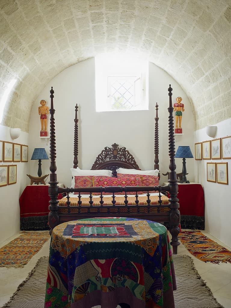 A guest rooms at Il Convento, Puglia.