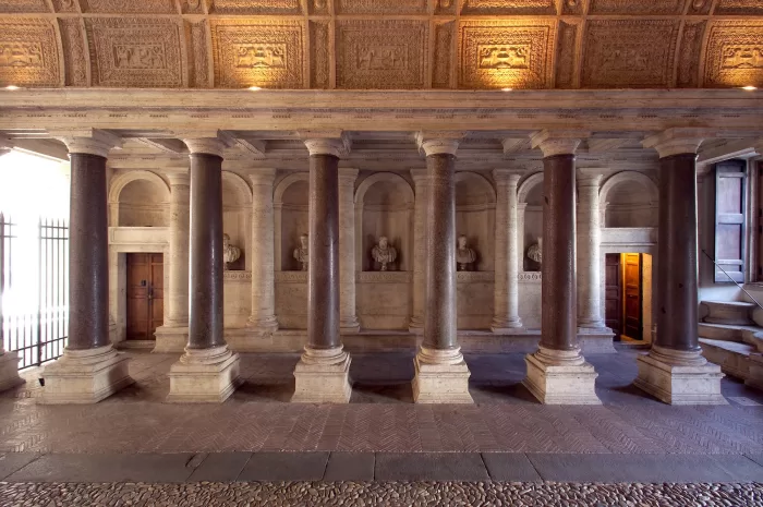 Palazzo Farnese Vestibule, Rome.
