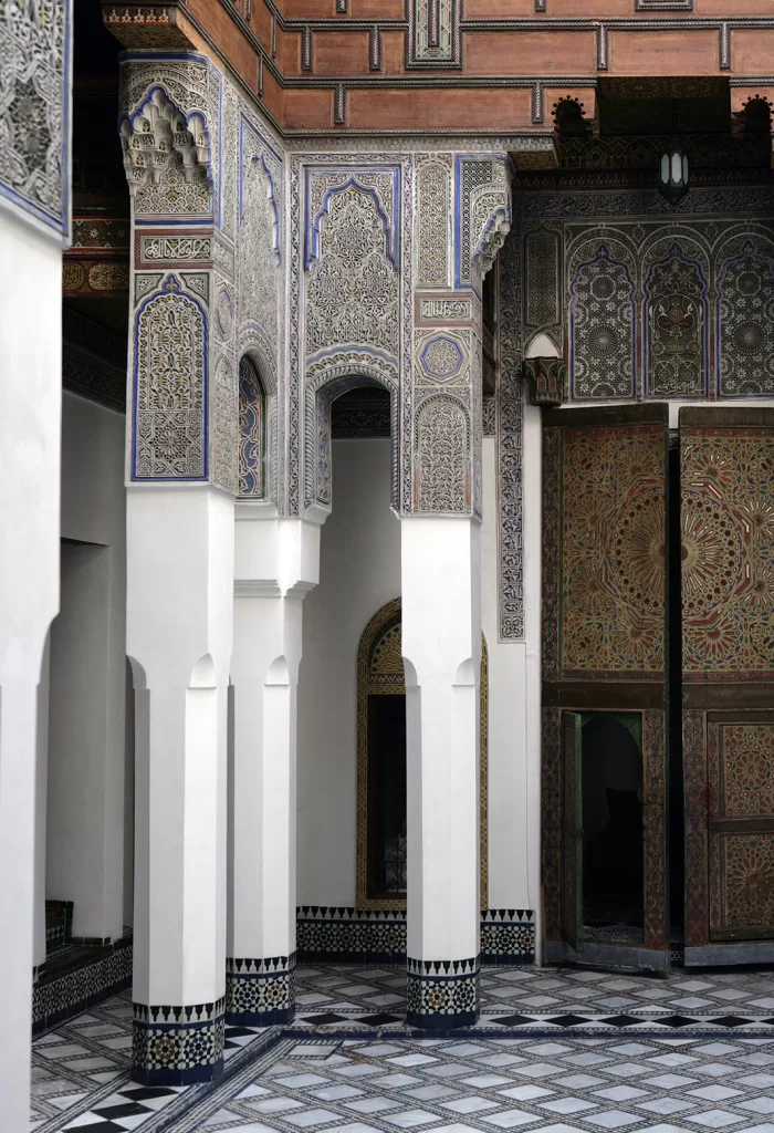 DARSEFFARINEcort2 Dar Seffarine courtyard, Morocco.