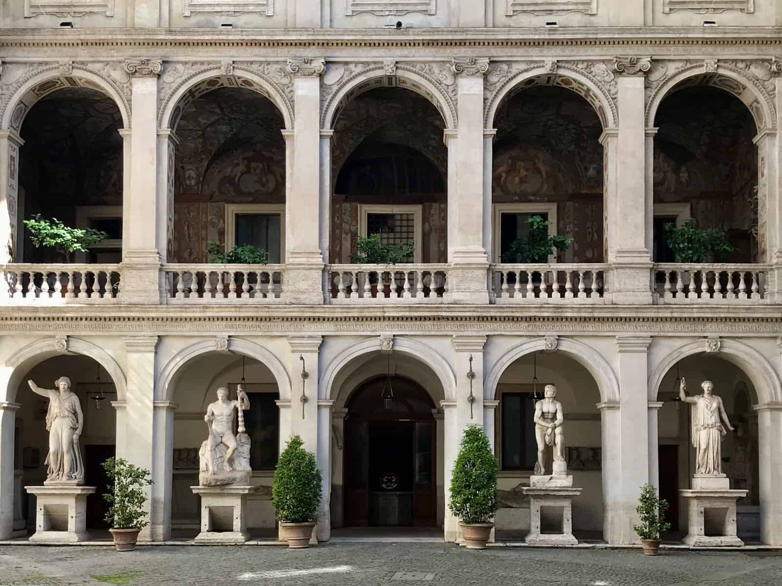 The loggia, Palazzo Altemps, Rome.