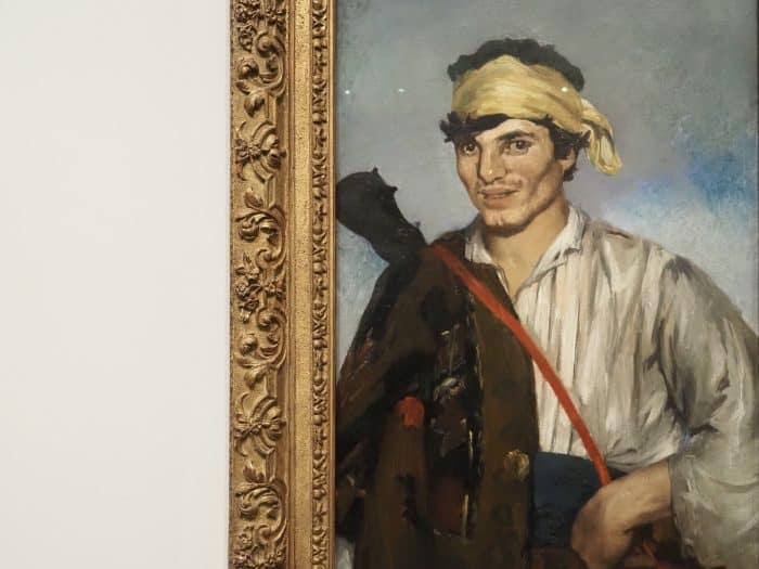 Édoaurd Manet, The Bohemian (1861-62), Louvre Abu Dhabi.