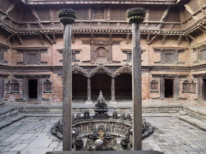 Sundari Chowk Palace Courtyard (1628), Patan Museum, Nepal.