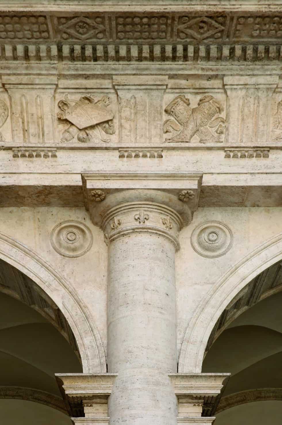 Architectural detail, Palazzo Farnese Rome.