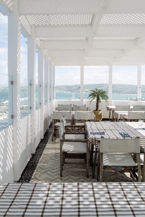 Restaurant terrace, Nord Pinus Tanger.