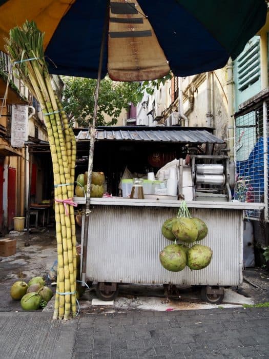 A street vendor in Chinatown, Kuala Lumpur.