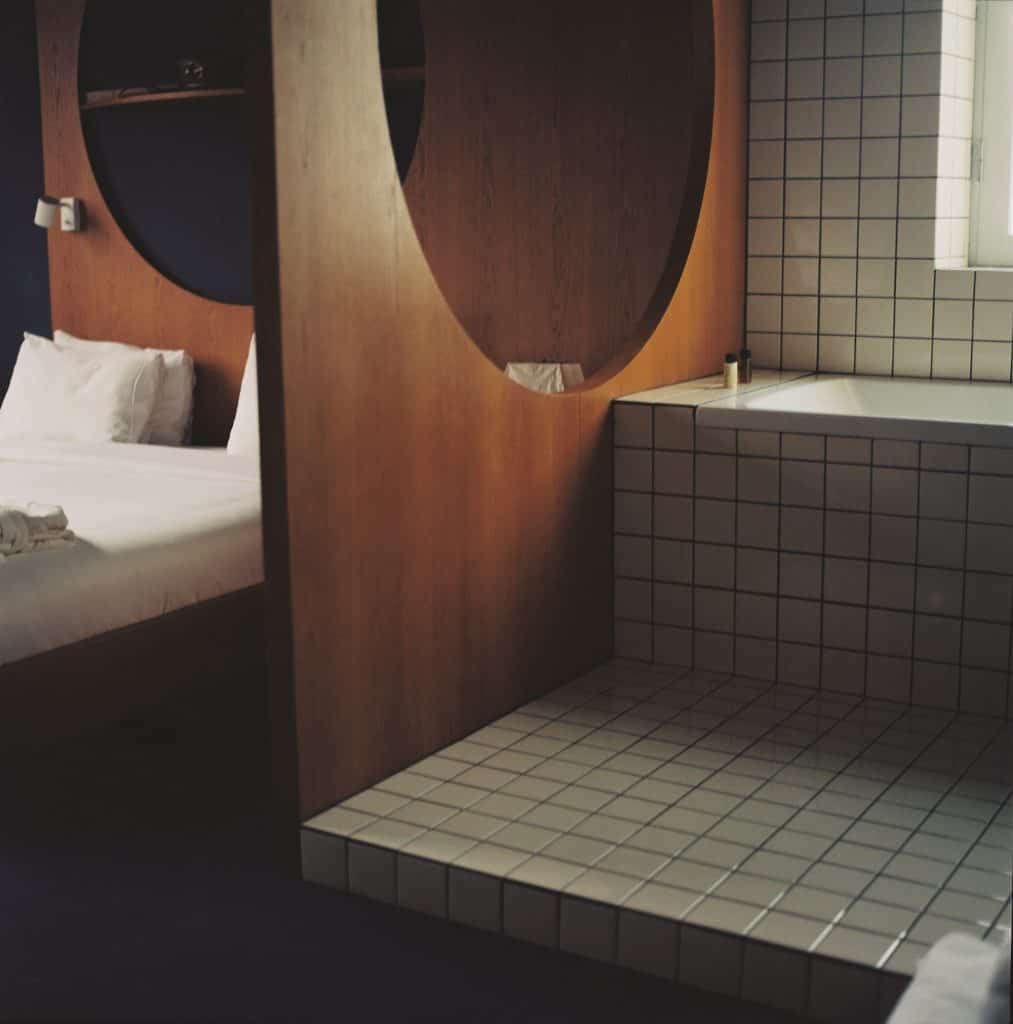 Blueberry Nights Geometric forms inform the design of boutique hotel Blueberry Nights in Tbilisi.