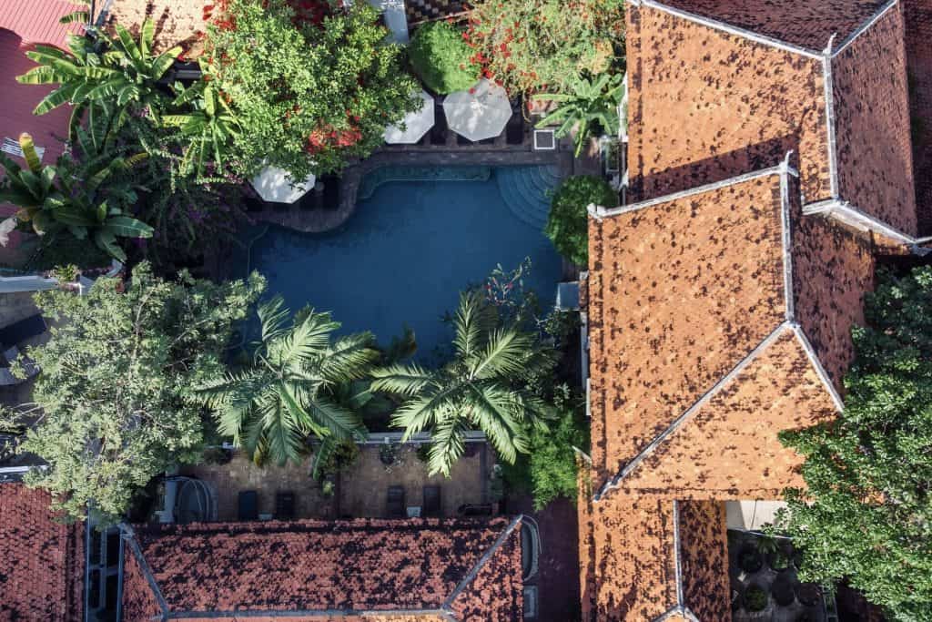 Rambutan Rambutan Hotel & Resort is formed like a Cambodian village.