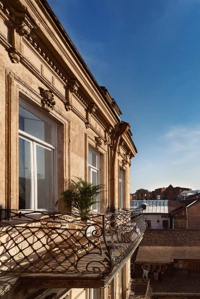 A 19th-century mansion in the Chugureti neighbourhood of Tbilisi is now the boutique hotel, Unfound Door.