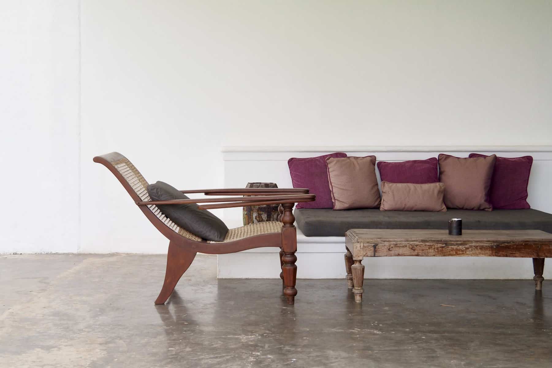 The Villa Bentota Suite terrace detail, The Villa Bentota.