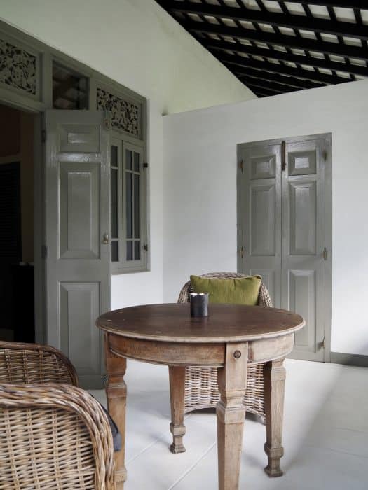 The Villa Bentota Superior room balcony, The Villa Bentota.