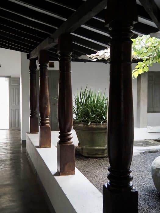 The Villa Bentota Courtyard detail, The Villa Bentota.