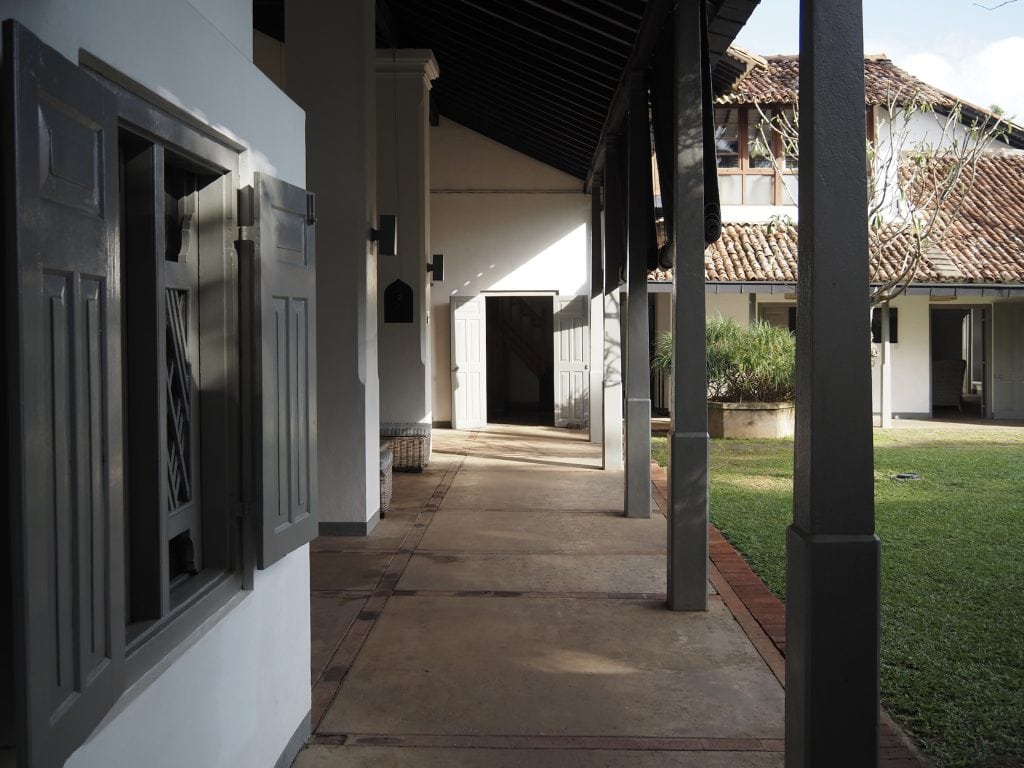 The Villa Bentota Geoffrey Bawa loggia, The Villa Bentota.