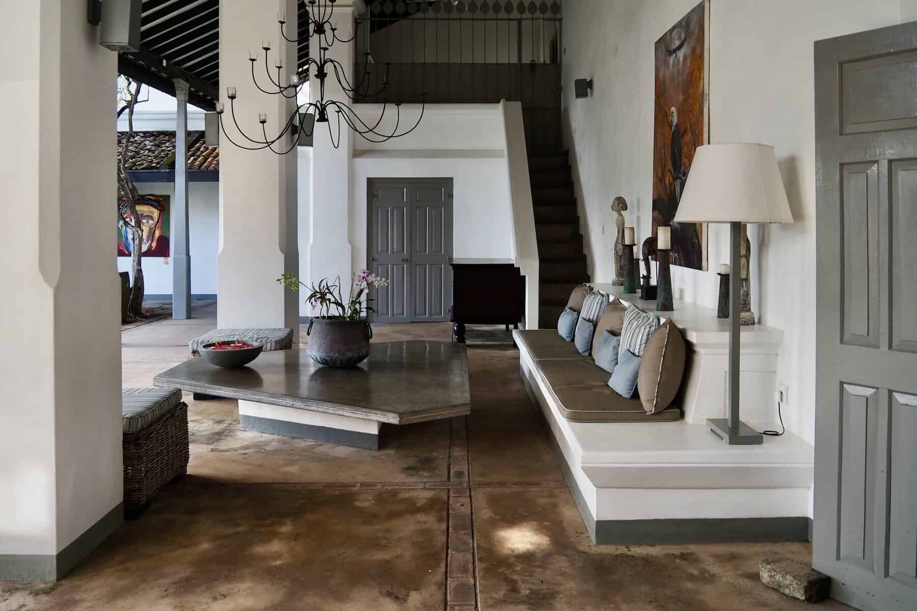 The Villa Bentota Geoffrey Bawa loggia, The Villa Bentota.