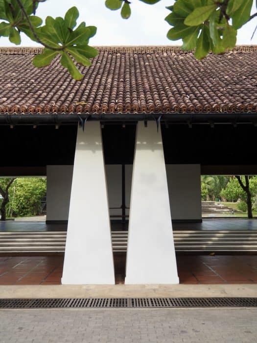 Reception pavilion, Jetwing Lagoon Wellness, Negombo Sri Lanka.