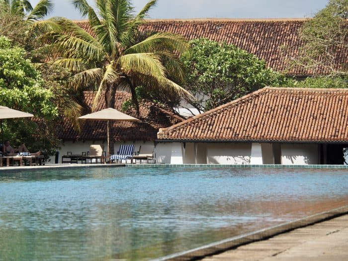 Main swimming pool, Jetwing Lagoon Wellness.