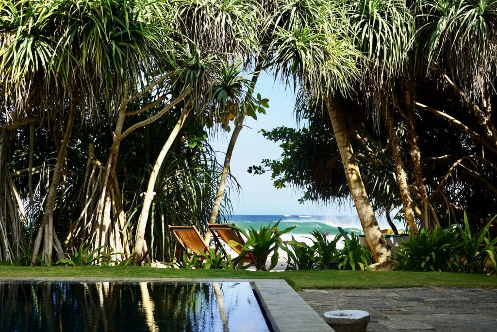 Swimming pool, Halcyon Mawella, Sri Lanka.