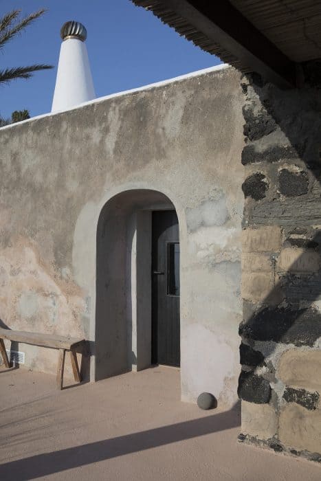 A damusso at the home of Giorgio Armani, on the island Pantelleria