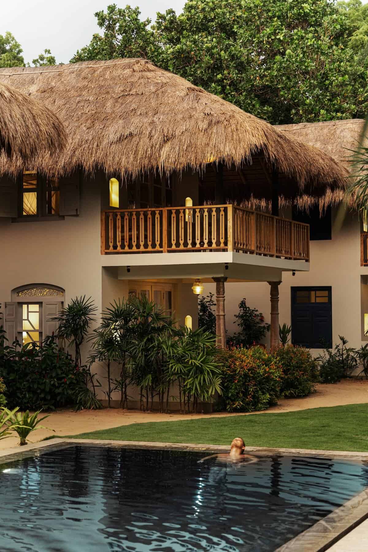 Illuk thatched bungalows are home Standard and Deluxe Rooms, Halcyon Mawella.