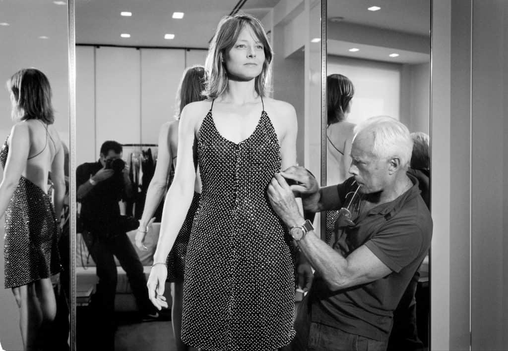 Armani dresses Jodie Foster in 2002.