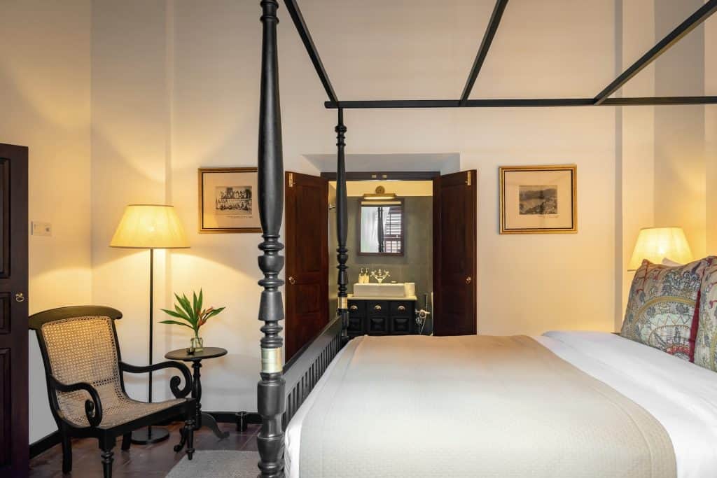 Ensuite bedroom, Writer's Lodge by Ishq, Galle Fort.