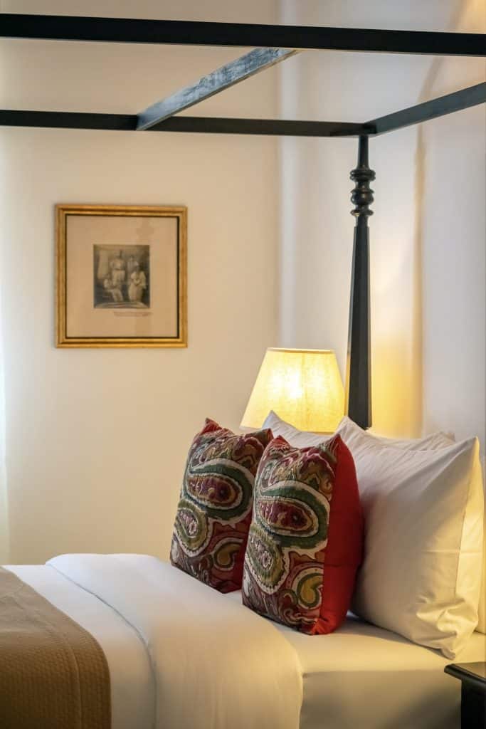 Bedroom detail, Writer's Lodge by Ishq, Galle Fort.