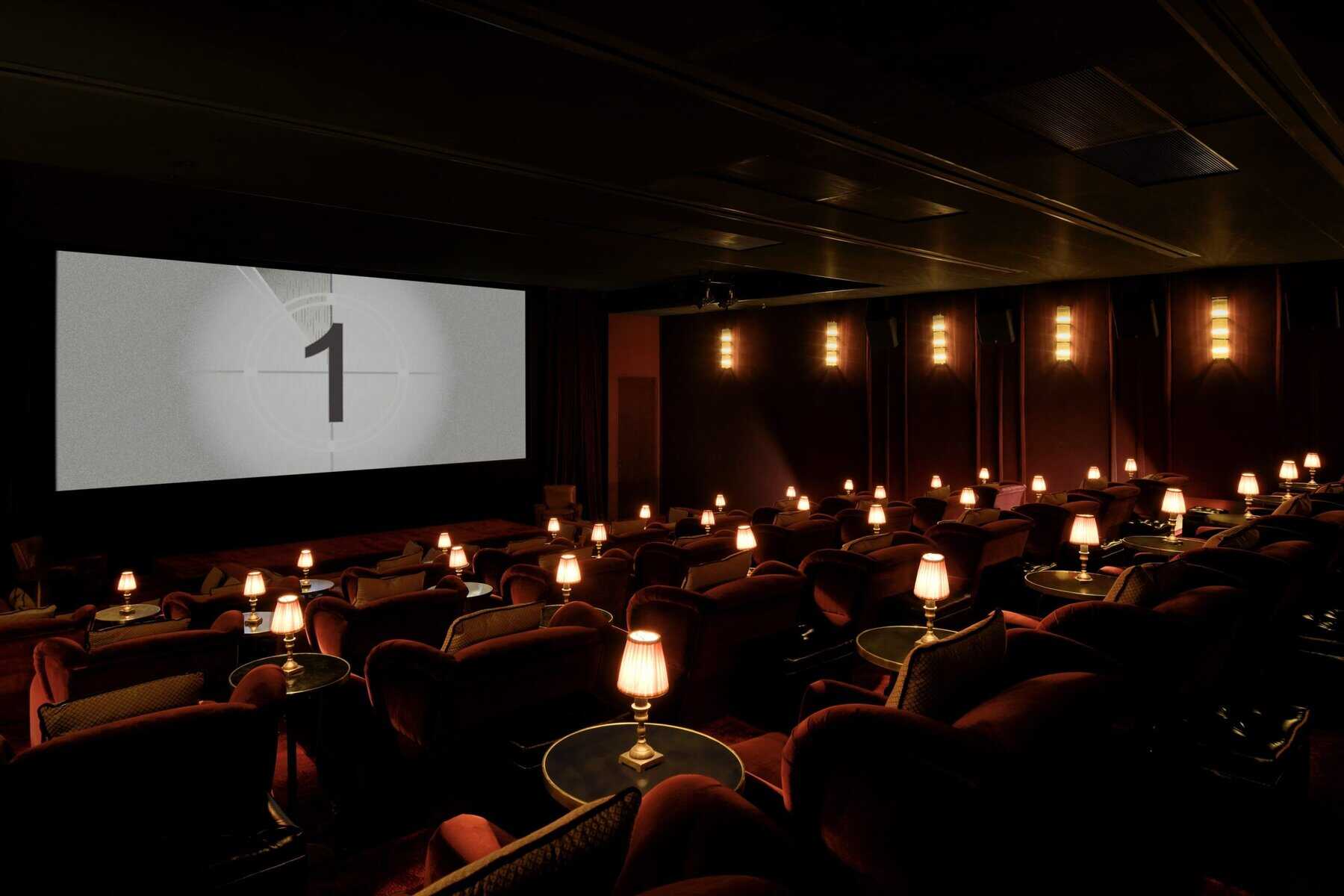 Screening room, Soho House Istanbul.