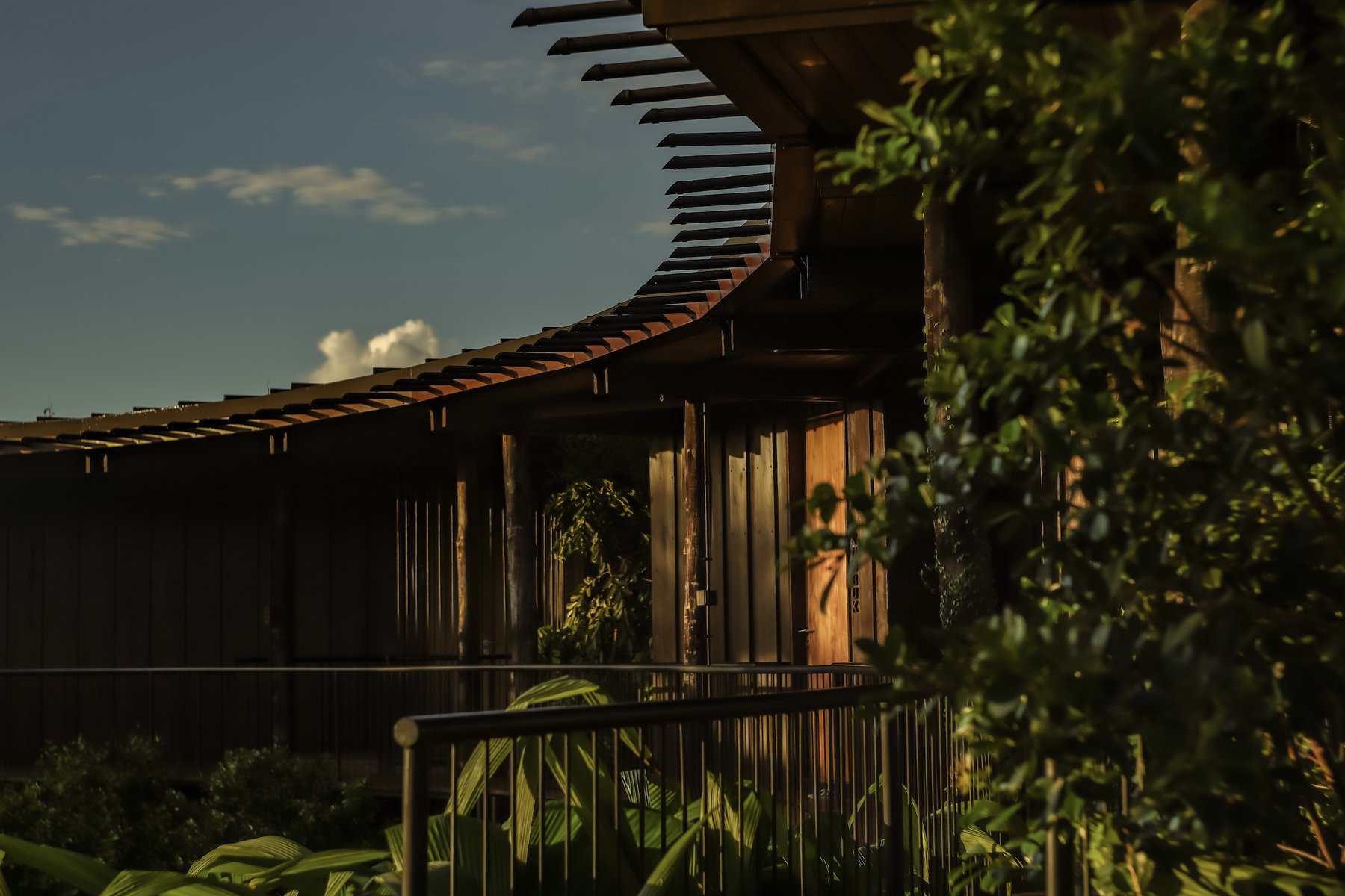 Rooms are linked by a circular veranda at Trebartha East:The Roundhouse, designed by Professor Narein Perera.