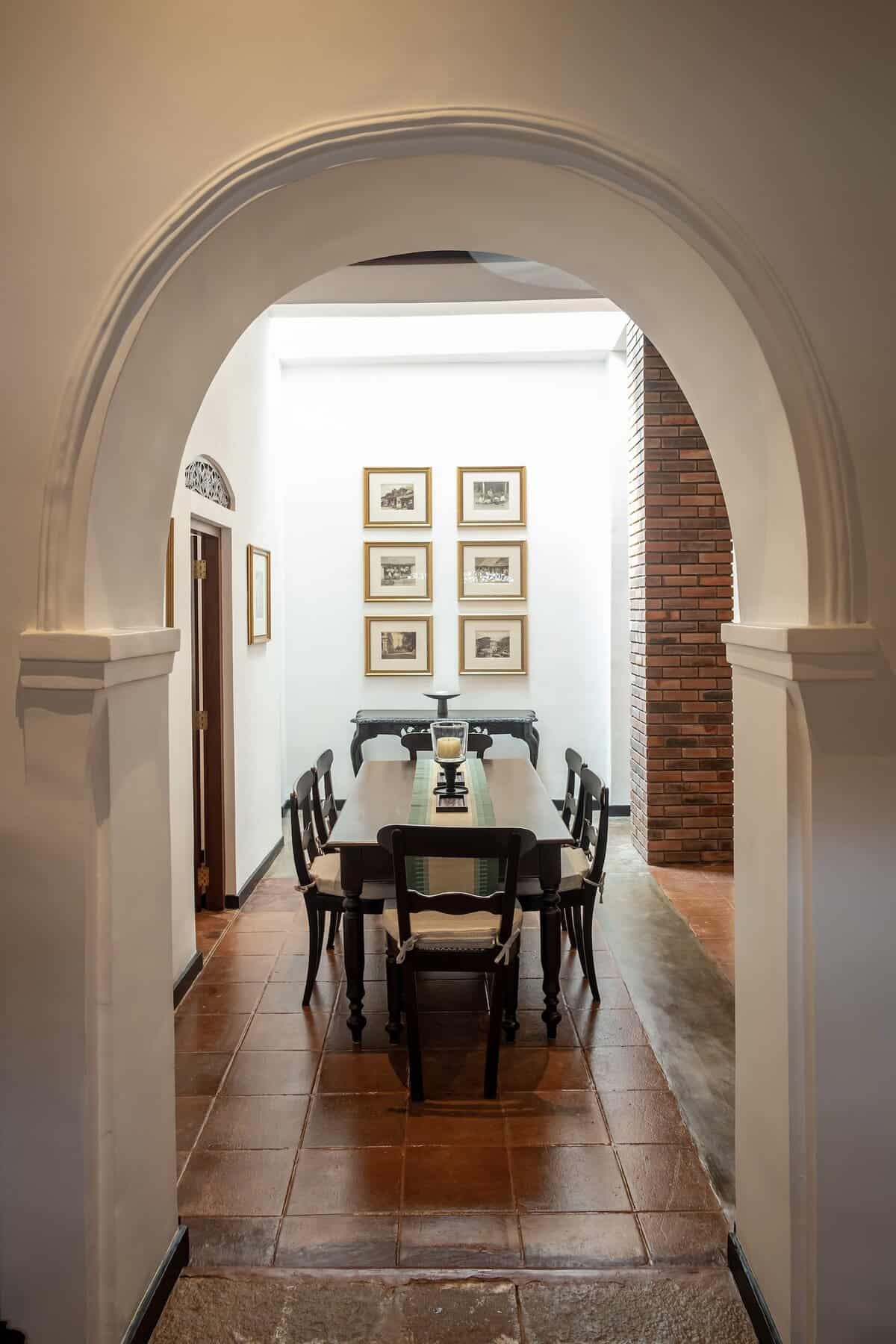 Dining room, Writer's Lodge by Ishq, Galle Fort.