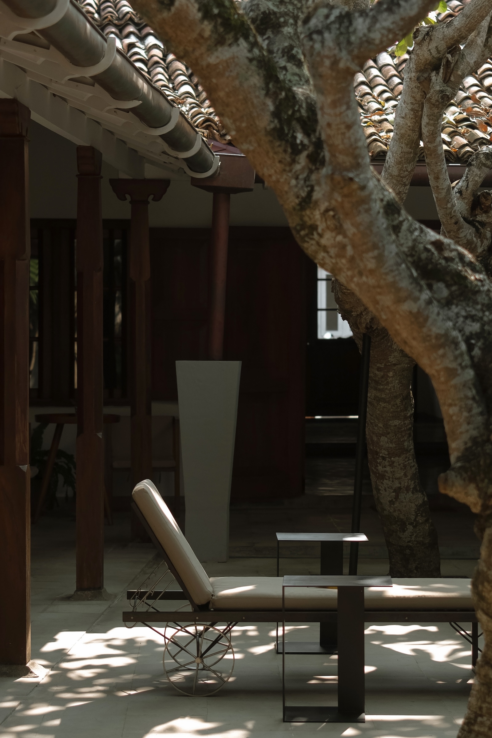 Church Wing courtyard, The Fort Printers, Galle Fort.