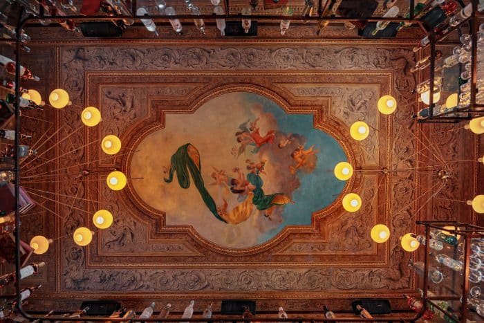 Ceiling murals Palazzo Corpi, Soho House Istanbul hotel