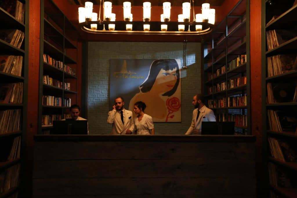 Stamba. Stamba reception, Tbilisi boutique hotel, Georgia.