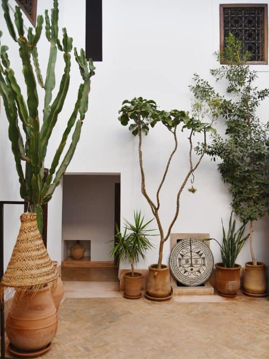 Courtyard, Riad UP, boutique hotel, Marrakech, Morocco.