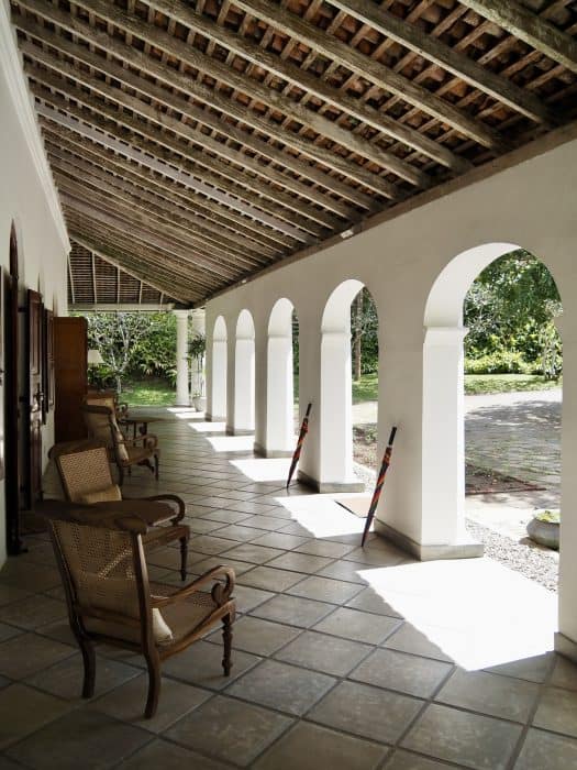 Veranda, Adigar's Manor boutique hotel, Kandy, Sri Lanka.