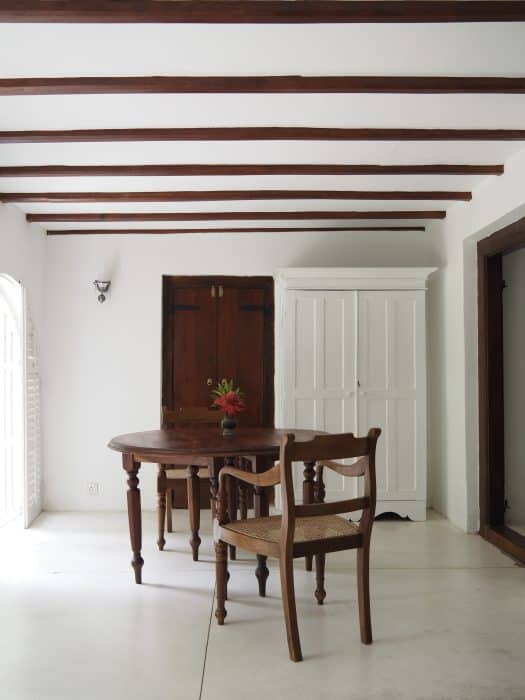 Black Raja suite, Adigar's Manor boutique hotel, Kandy, Sri Lanka.