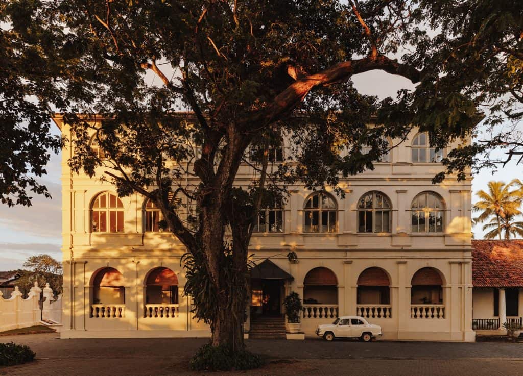 Amangalla. Amangalla occupies a 17th-century Dutch colonial building at the centre of Galle Fort.